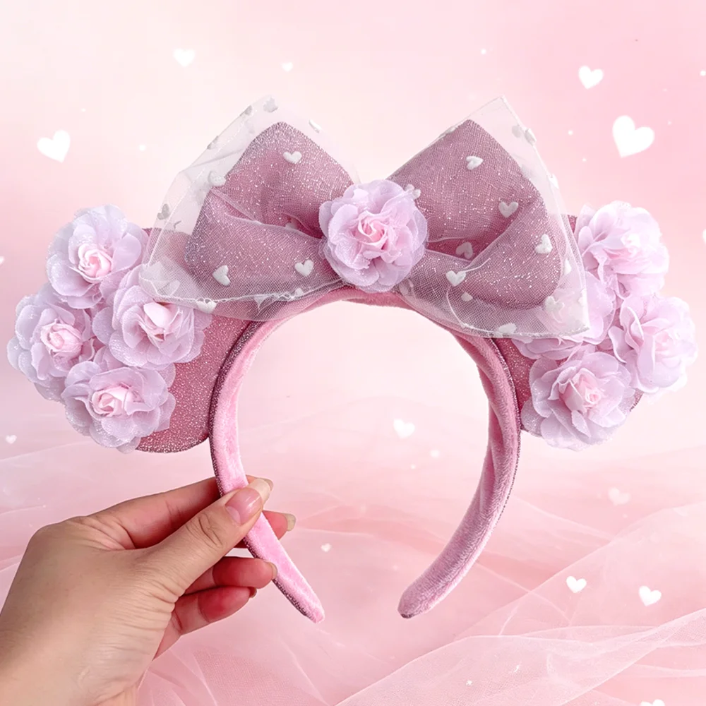 Kids Girl Birthday Pink Mickey Mouse Costume Hair Headband for Cosplay Amazon.com: 3 Minnie Mouse Black Red Pink Silver Bow-Mickey  main image 4