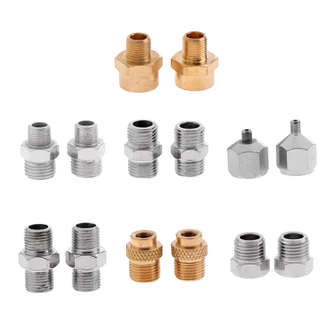 Airbrush Adapter Iron Material Precision Fitting Connector Airbrush Tool Hose Adapter for Painting Studio Supplies