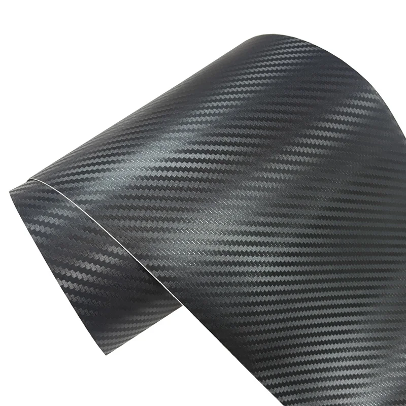 10cm 15cm Width 3D Black Carbon Fiber Vinyl Film Sheet Roll Wrap DIY Car Decal Sticker Air Release Bubble Free