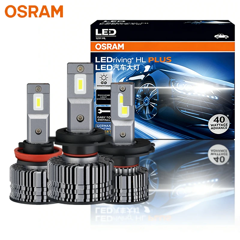 

OSRAM LED H7 H4 H11 HB3 HB4 LEDriving CF2.0 Plus Car Headlight 80W 12/24V Bright H8 H16 9005 9006 6000K White Upgarde Fog Lamps
