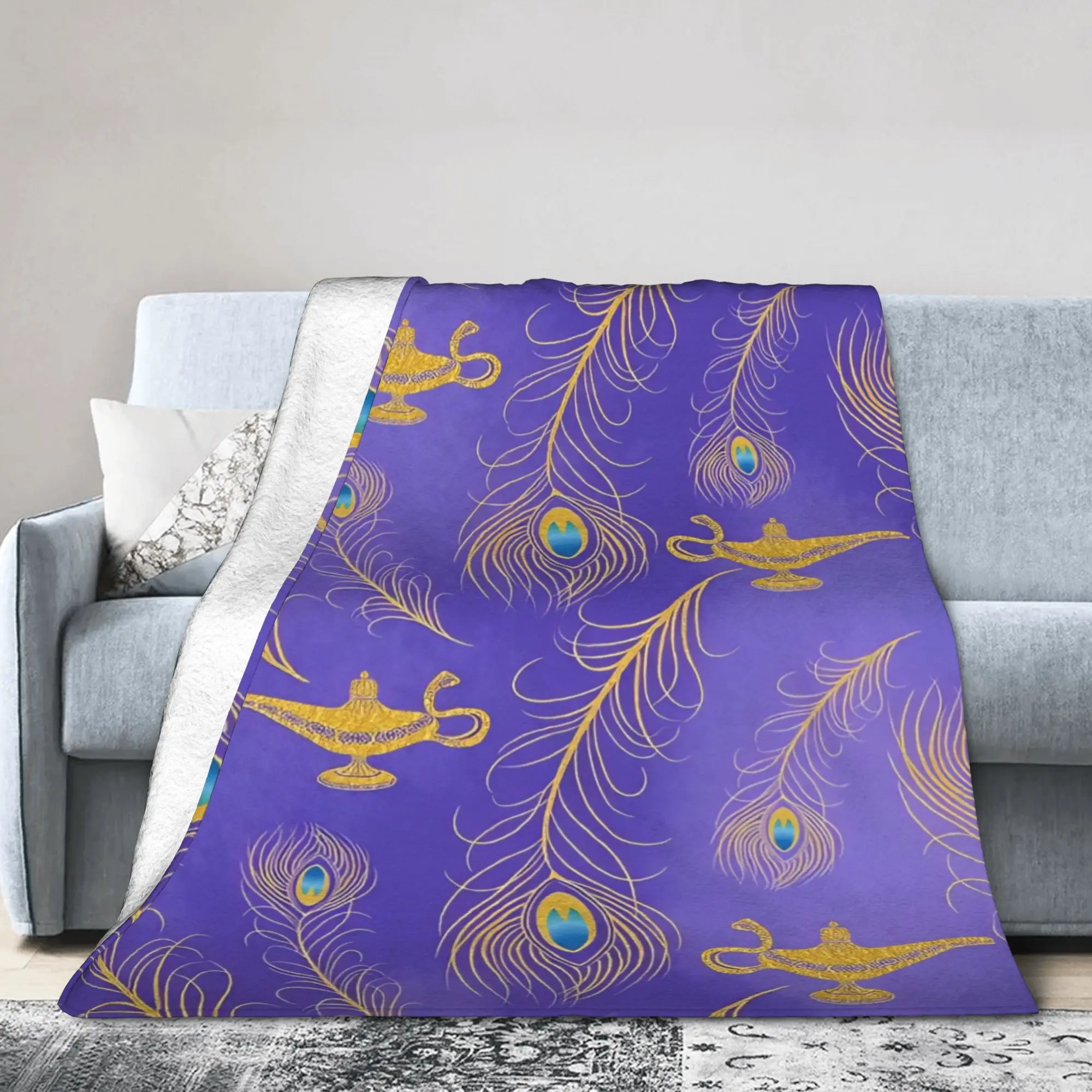 Aladdins Magic Carpet  Blankets Soft Flannel Relax Present  Throw Blankets Rug Piece