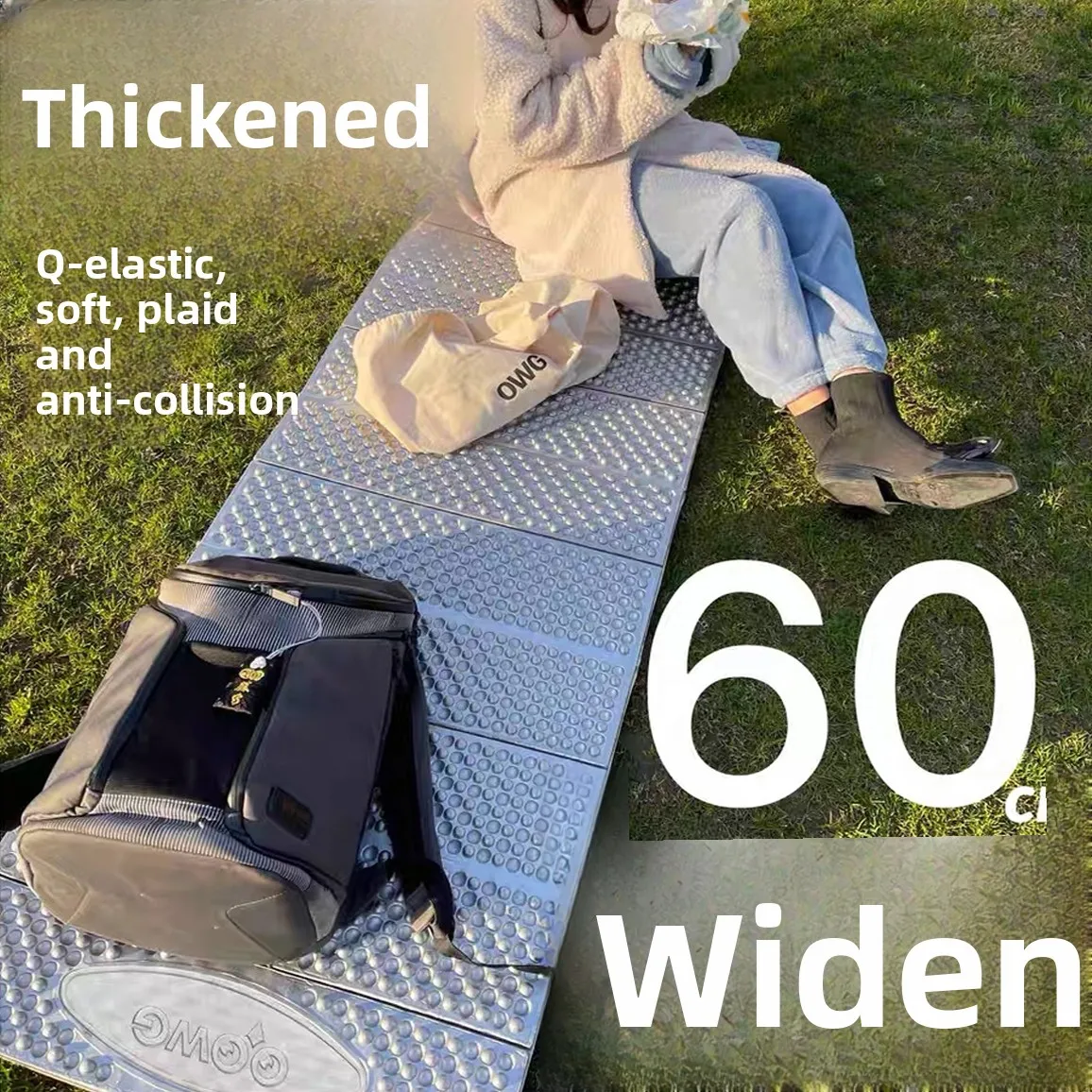 

OWG Egg Slot Mat Moisture-proof Mat, Nest Sleeping Pro Lightweight Foldable Tent
