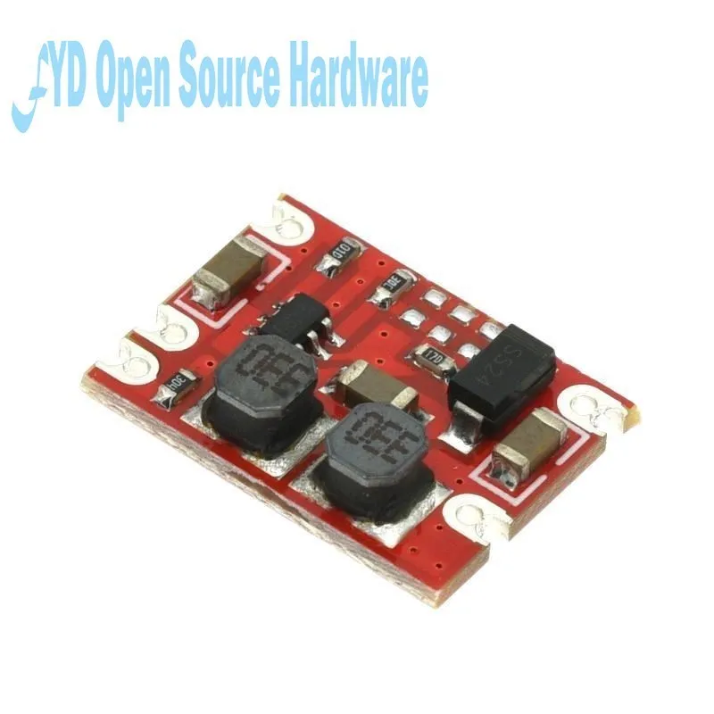 S09 DC-DC Automatic Buck Boost Power Module Step Up Down Board DC DC Input 3-15V Output 3.3V/5V Electronic DIY PCB 