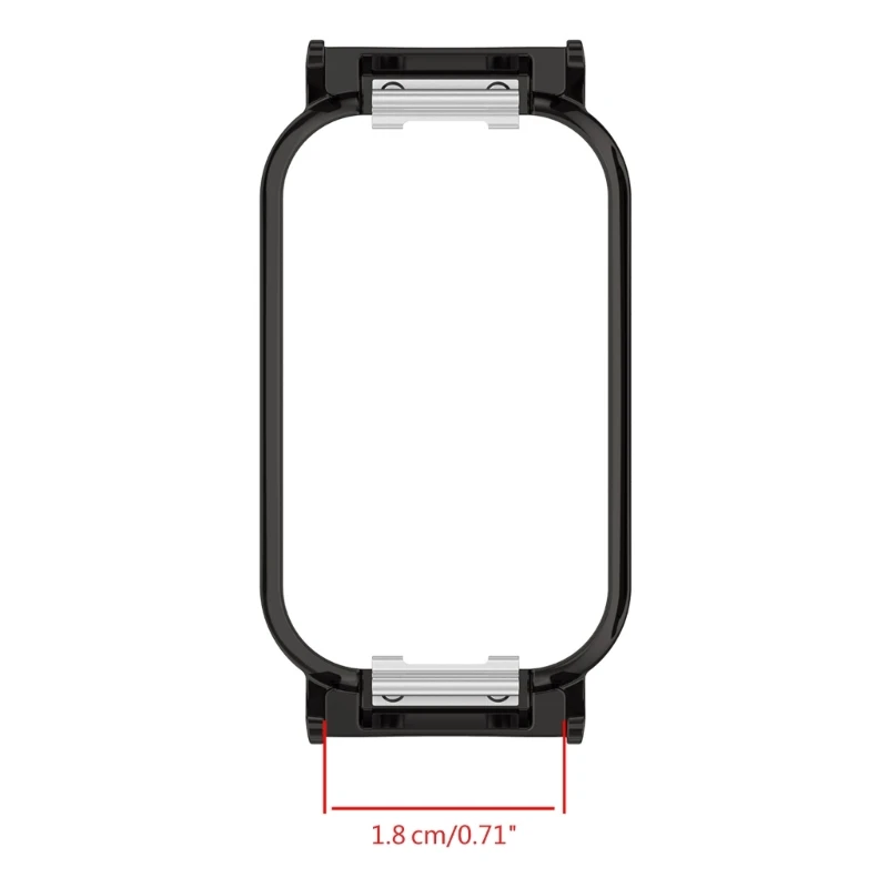 Smartwatch Metall Shell Protector Fall Ersatz Rahmen Stoßstange Strap Stecker Adapter Für Redmi band 2 band2 Uhr Zubehör