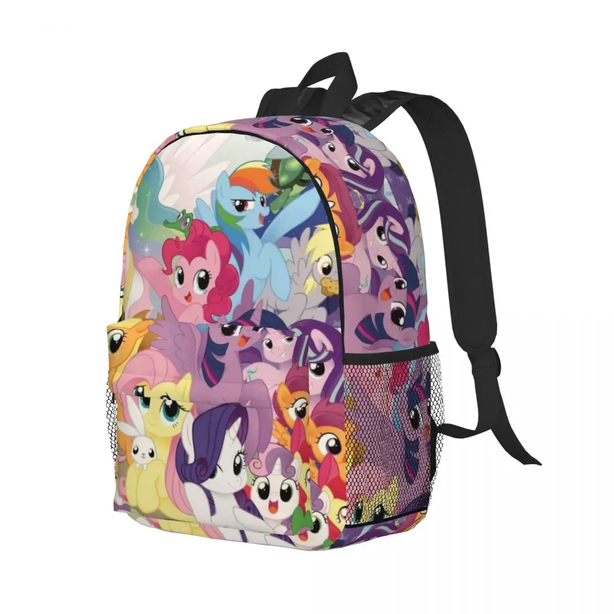 My Little Pony Nova moda de alta capacidade à prova d'água mochila universitária na moda bolsa de livro de viagem para laptop de 15 polegadas