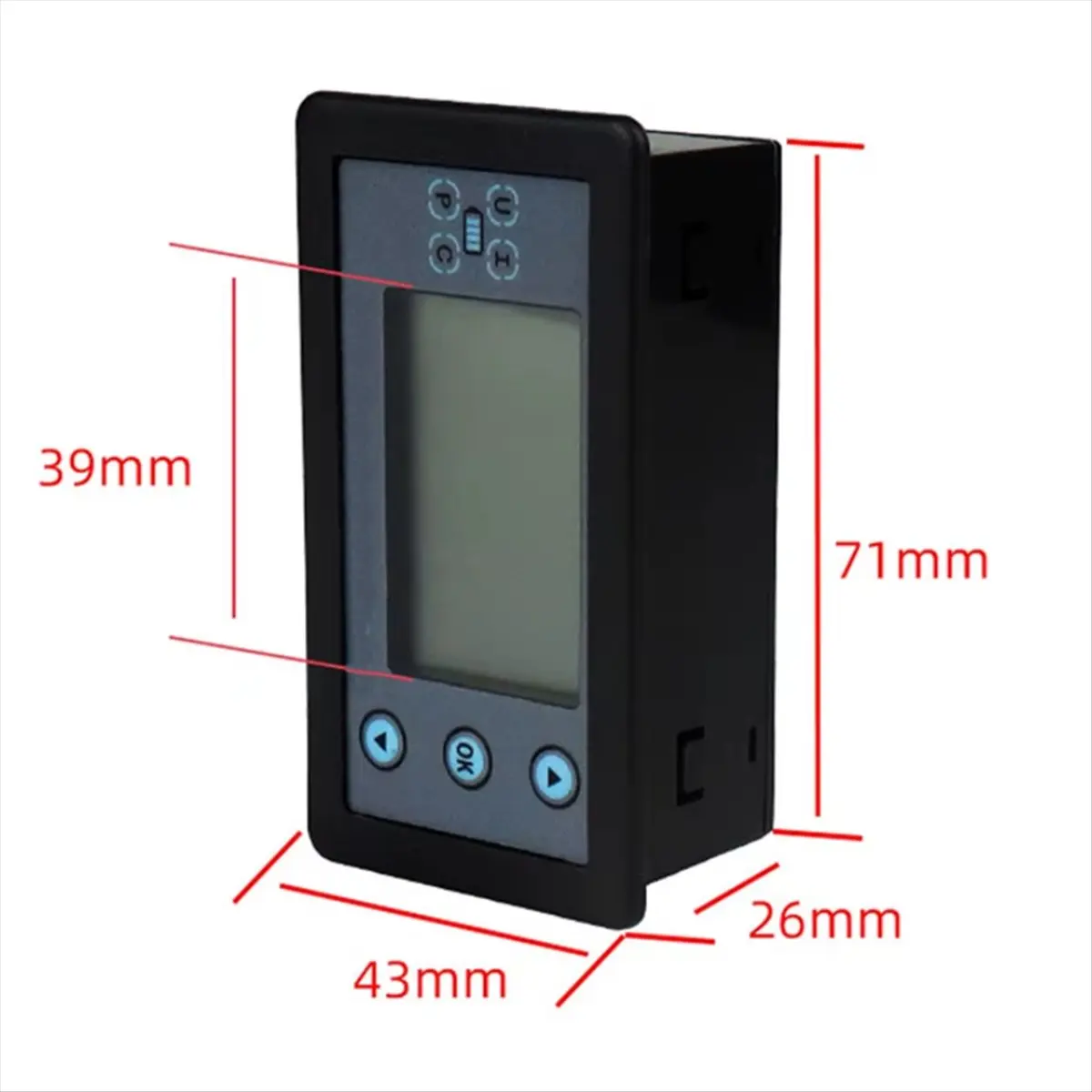 (ABLP) DC 8-120V Digital Energy Meter Multifunctional Coulombometer Ammeter Voltmeter Wattmeter Battery Tester with Shunt 500A
