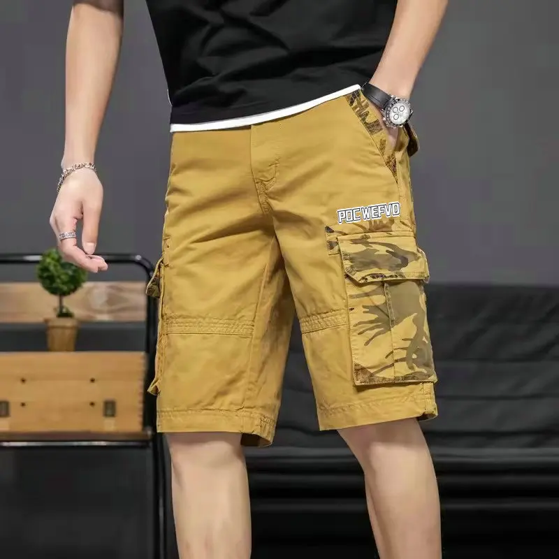 

POCWEFVD Camping hiking Man's Shorts Hombre Bicycle Outdoor Sports Pants Motorcycle Clothing Road Mountain Bike Short Trousers