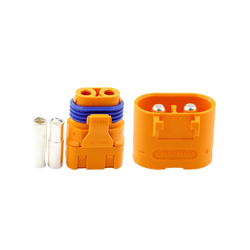 Amass Original New LFB40PB-M LFB40-F Vertical PCB Mount Connector IP67 Waterproof High Current Plug