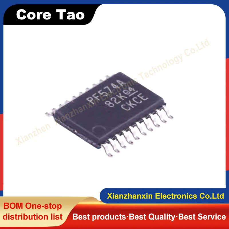 5pcs/lot  PCF8574APWR PCF8574 Screen printing PF574A TSSOP-20 I/O expander 8-bit chip