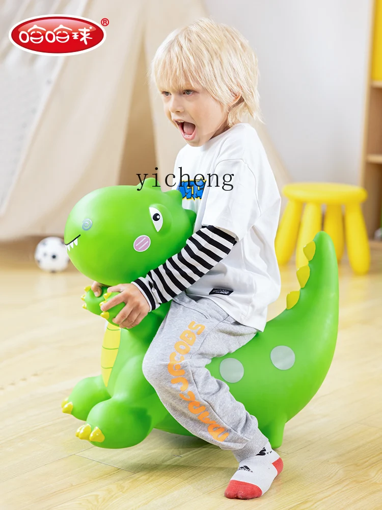 Infantil Inflável Jumping Horse, Baby Riding Toy, Dinossauro, Pônei, Rocking, Drop-Resistant