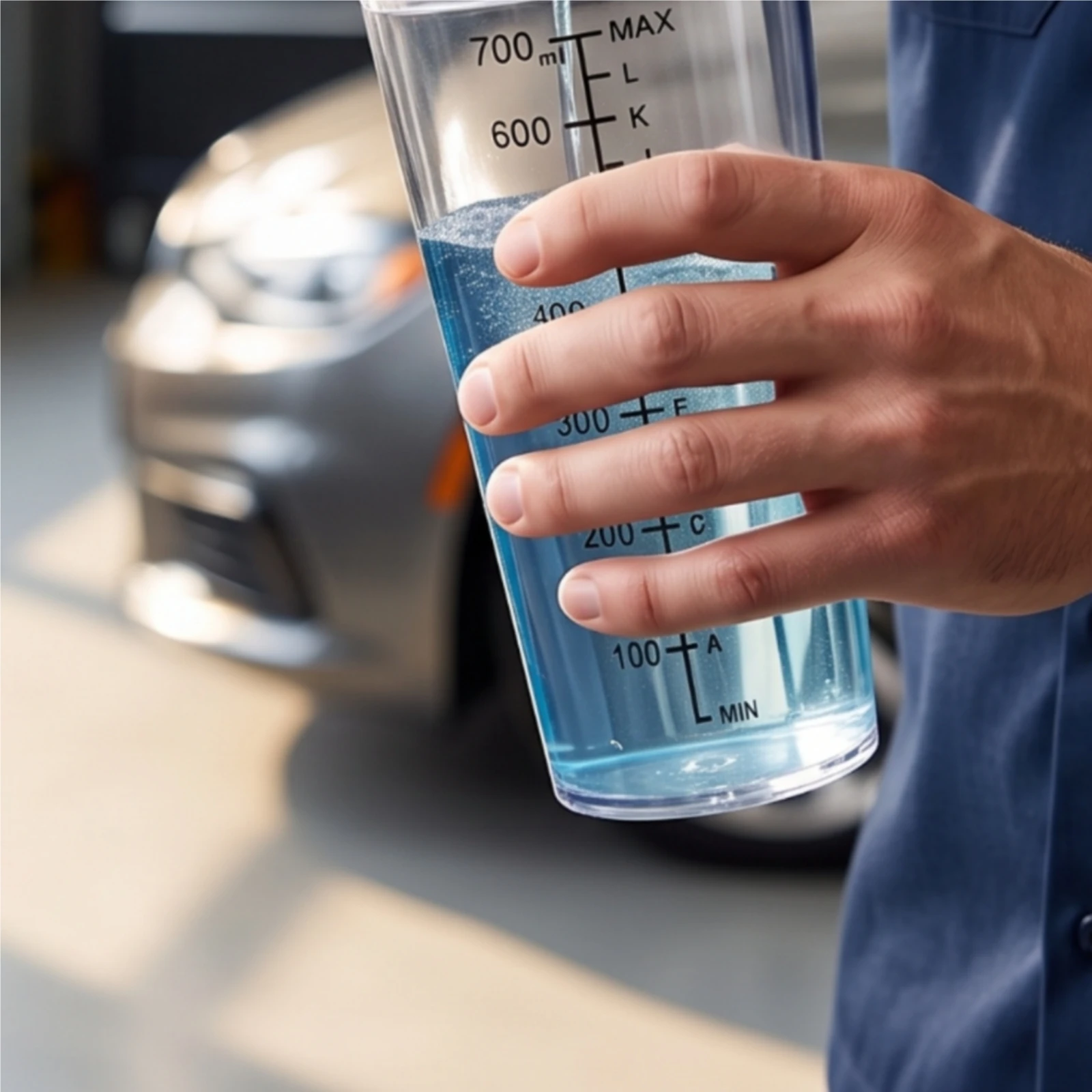 Car-Wash Mixing Cup Plastic Measuring Shaker Cup Liquid Easy-to-Read for Auto Detailing, Garage