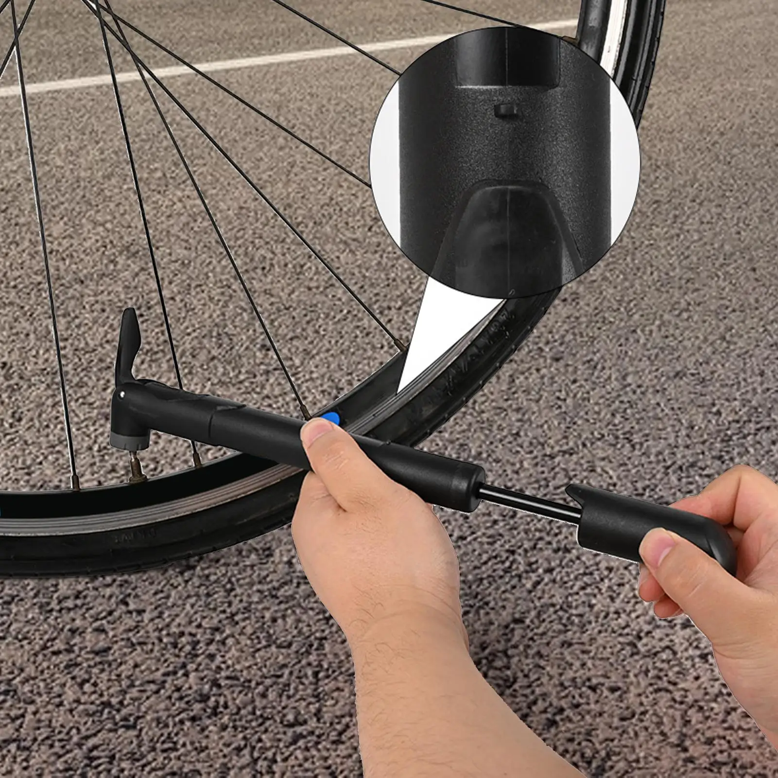 

Bicycle Pump High Pressure Hand Mini Air Pump Bike Cycling Tire Inflator Portable Lightweight Road MT B Pump Accessory dropship