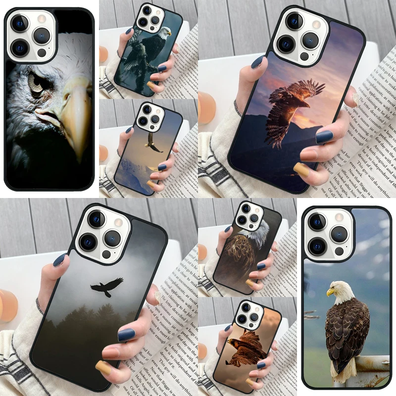 Eagle Hawk Bird Animal Phone Case Cover for iPhone 16 12 mini 11 13 14 15 Pro Max SE 2020 for Apple 7 8 Plus Coque