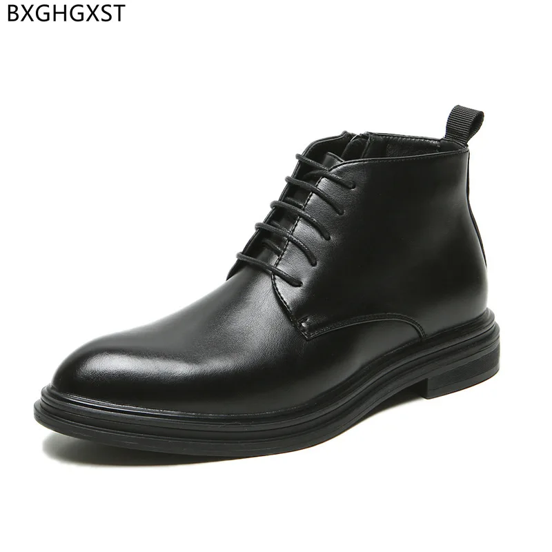 

Ankle Boots for Men Male Stivali Designer Men Dress Shoes Black Boots Leather for Man 2024 Boots Men Chaussure Zapatos De Hombre