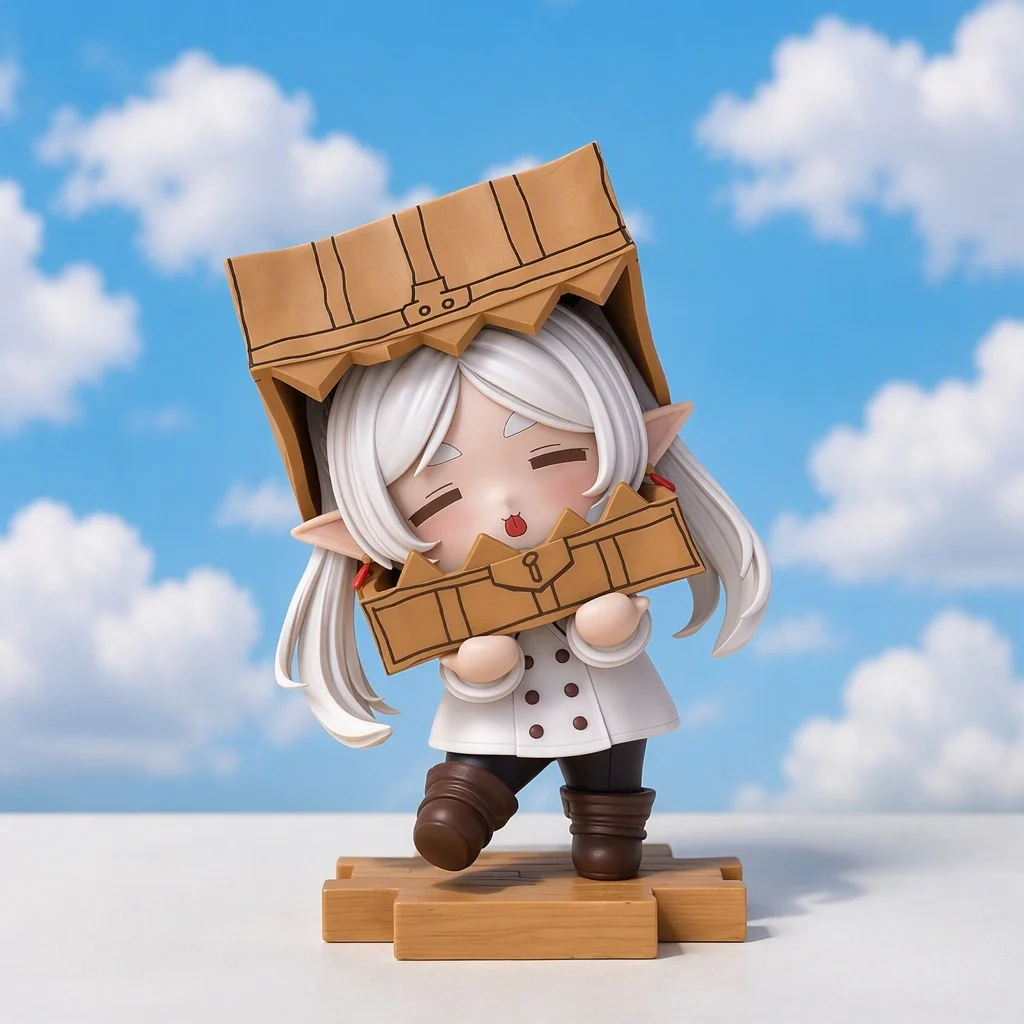 11cm Frieren Q Version Figure Beyond Journeys End Anime Statue Ornament Collection Display Decorative Showpiece Memorabilia Gift