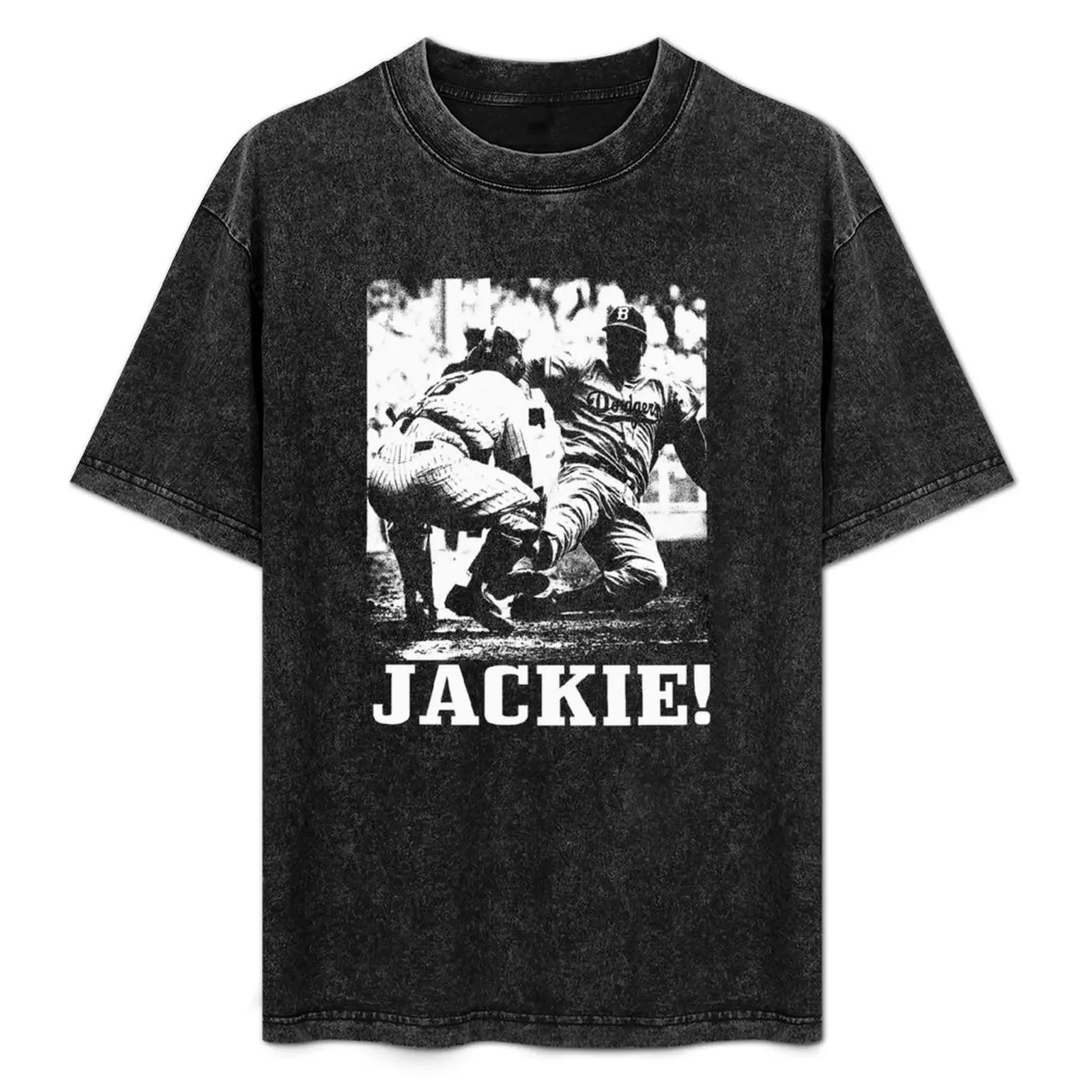 

jackie robinson T-Shirt Daily Work Short Sleeve Top