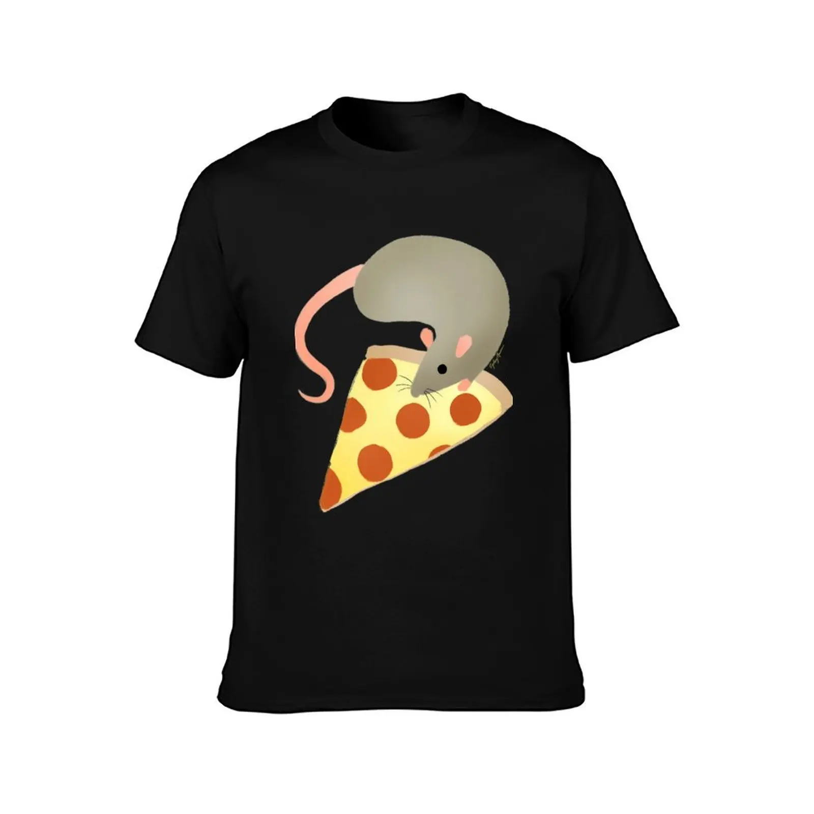 NYC Rats ?? Pizza Scoop \t T-Shirt Casual Fashion Print Tee Top T-Shirt