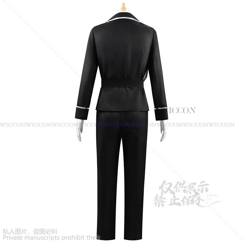 QWERT123Anime Sweet Punishment Cos Myojin Aki Cosplay Black Amai Choubatsu Roleplaying DK Uniform HalloweeASDFGHJK 123456
