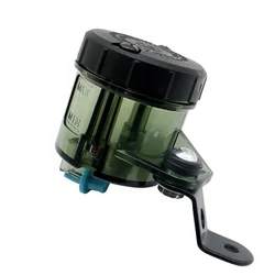 Universal Motorcycle Lever Brake Oil Tank Front Brake Clutch Fluid Bottle Master Cylinder Oil Reservoir Tank Cup With Holder