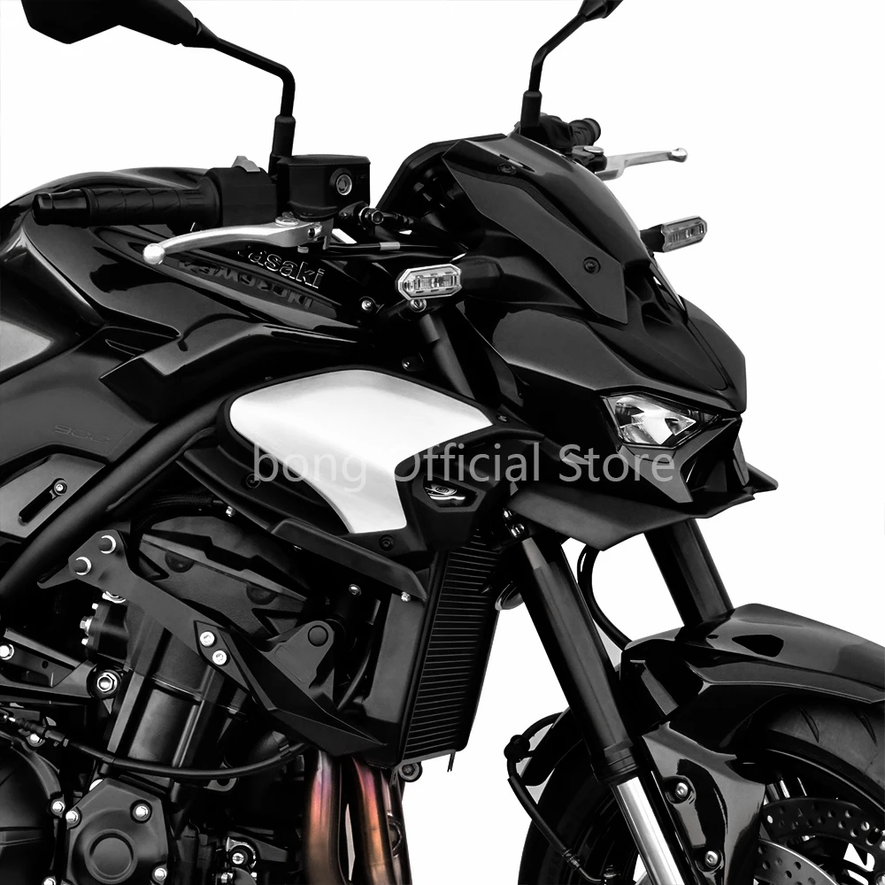 Für KAWASAKI Z900/SE2025, Motorrad, Abtrieb, Winglet, aerodynamischer Flügel, Frontspoiler-Set, neues Zubehör, Frontspoiler – Detail 6