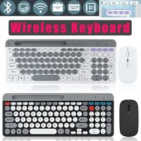 Wireless Combo 2.4G Bluetooth 5.0 Dual-mode Keyboard & Mice Membrane Keyboards BT 3-Channels Rechargeable Key Board Mouse for PC