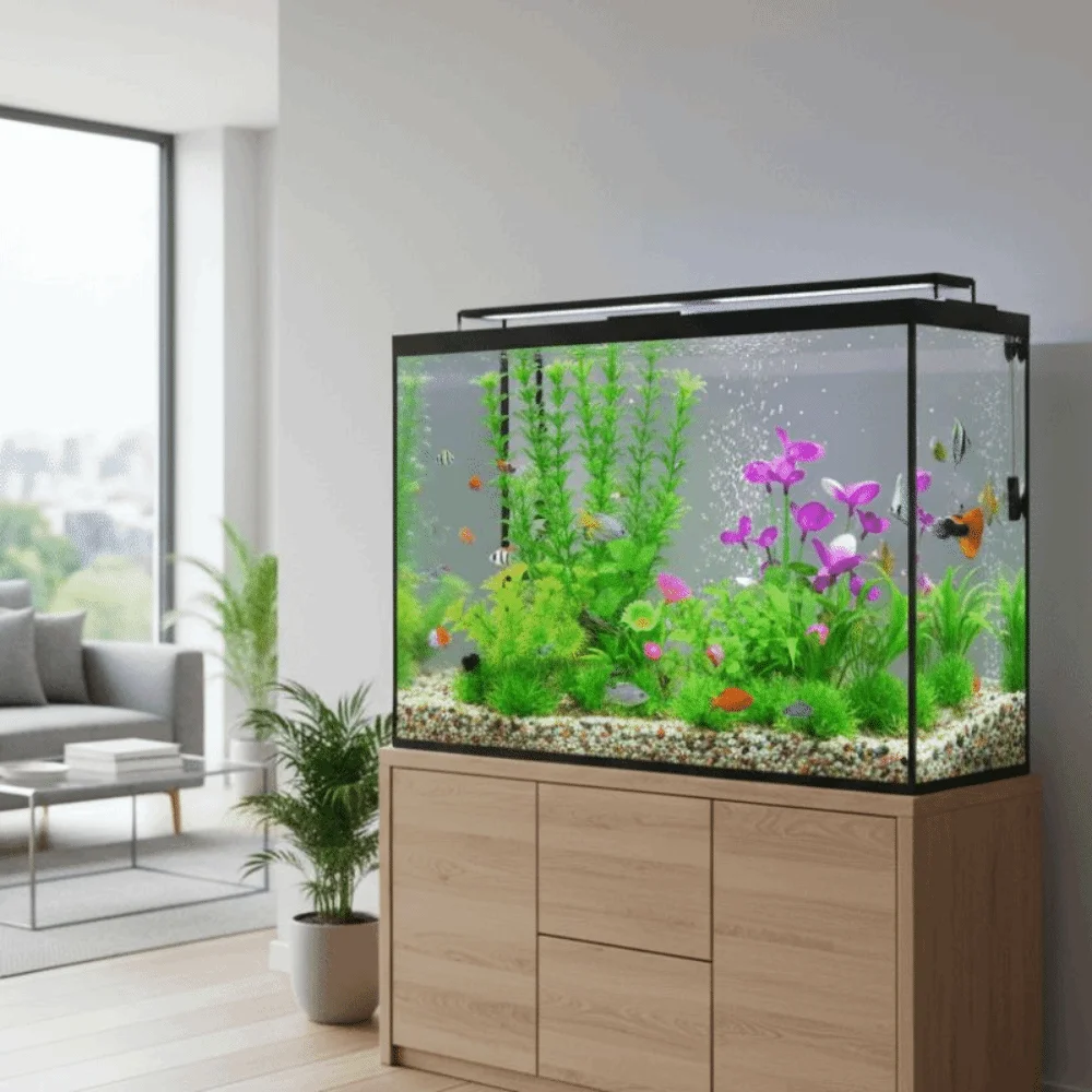 Decorative Realistic Aquarium Water Plants Natural Look Plastic Green Water Grass Colorful Fish Tank Grass Aquarium Landscape