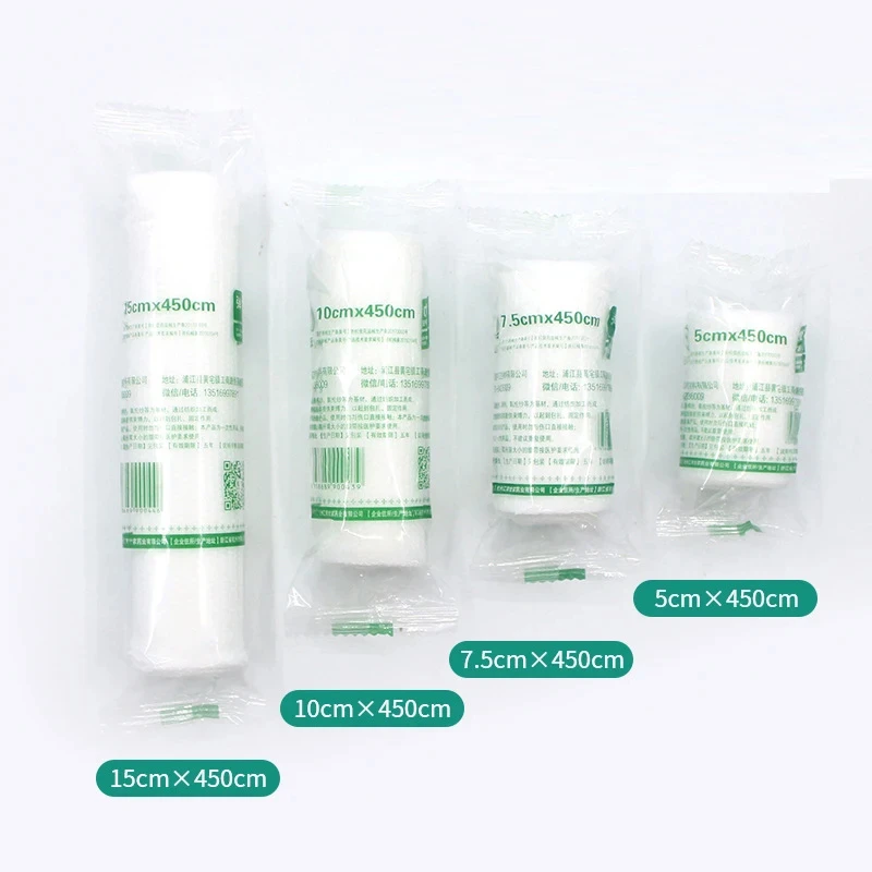 10pcs PBT Elastic Bandages with Cotton Core for First Aid Absorbent Wound Dressing Elastic Bandages/Elastic Bandages