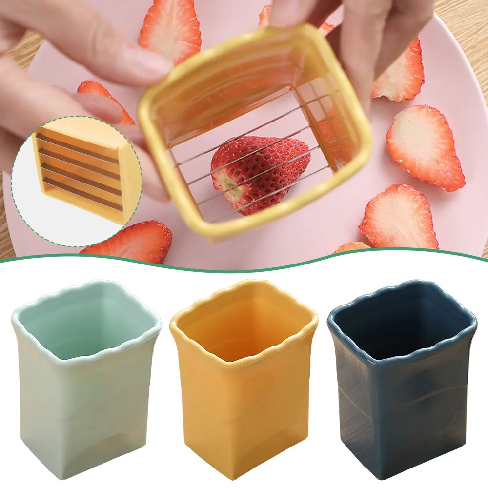 And Vegetables Cutting Cup Slicer Egg Slicer Fruit Slicers Kitchen Gadget