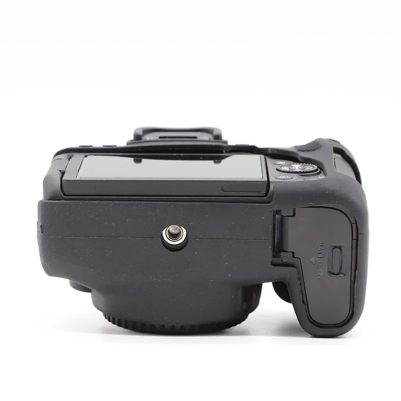 Camera bag For Canon EOS 850D Silicone Armor Skin Case Body Cover Protective Waterproof cover+1PCS Free Tempered Film