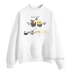 New watercolor Cockatiel design hoodies women kawaii Parrot toucan bird print sweatshirt winter hoody ladies custom moletom