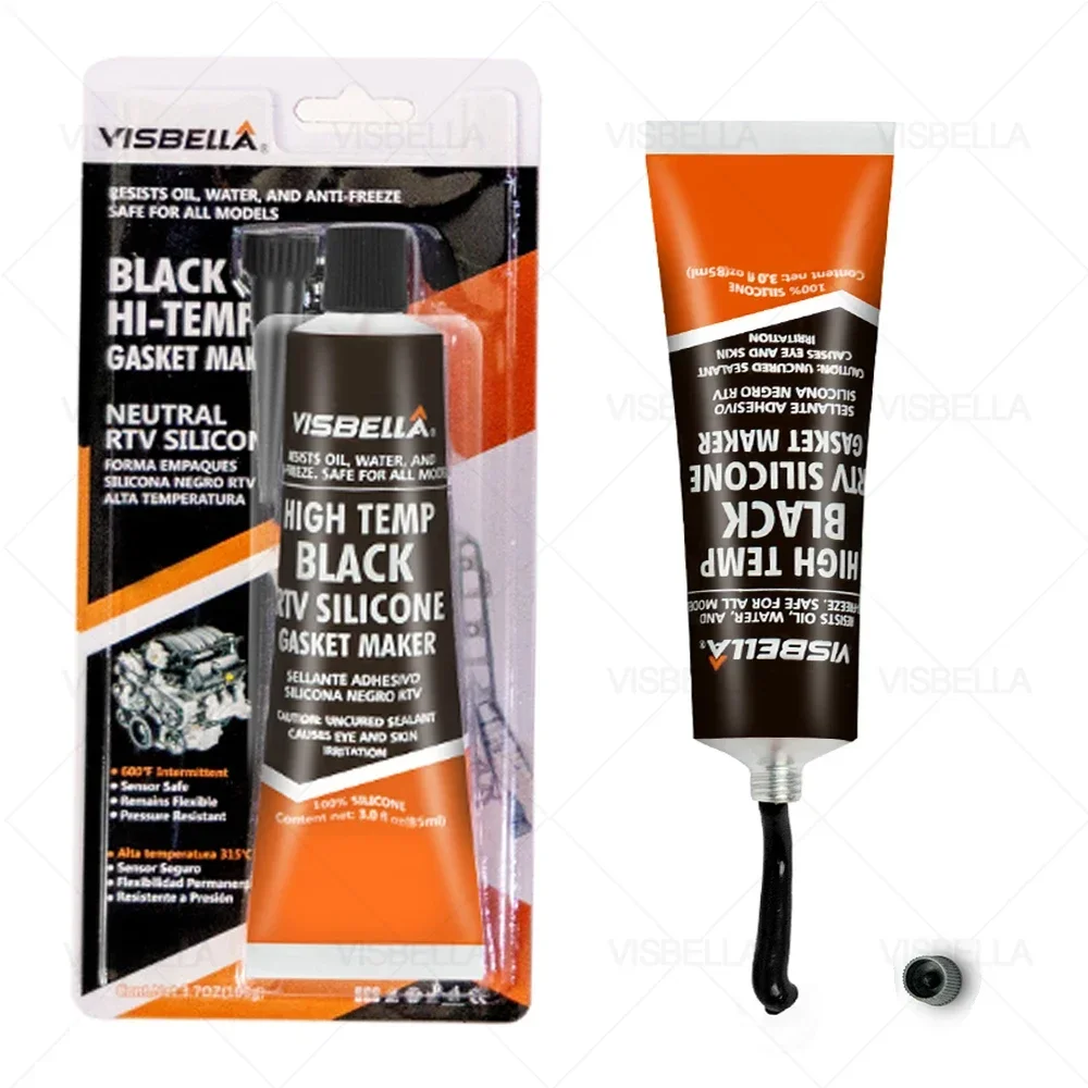 Super Glue Metal Adhesive Silicone Sealant Neutral RTV Paste for Car Motor Gap Seal Gasket Repair High Temperature Engine Filler