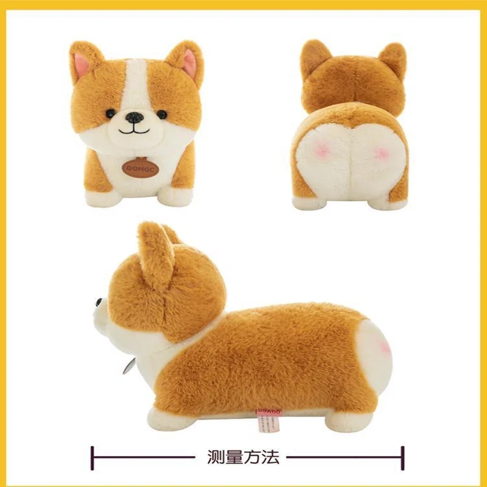 35cm Cute Corgi Doll Dog Throw Pillow Action Figure Child Bed Sleeping Doll Soft And Comfortable Plush Toy Birthday Gift