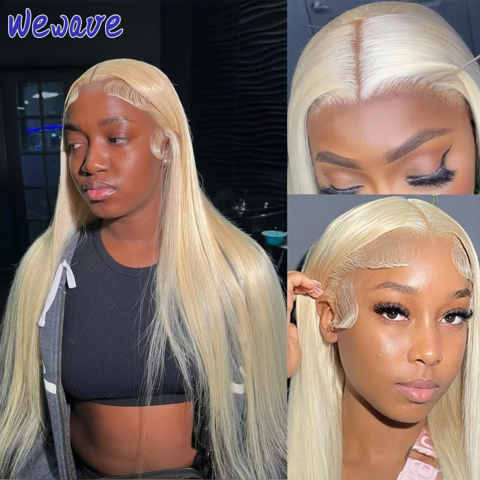 

613 HD Lace Frontal Wig 13x6 13x4 Human Hair Brazilian Bone Straight 30 38 Inch 613 Blonde Wigs for Women 200 Density human hair