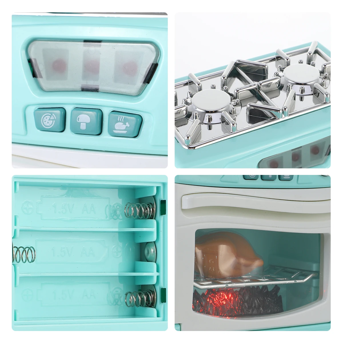

Artificial Simulation Kitchen Utensils Child Oven Plastic Educational Playthings