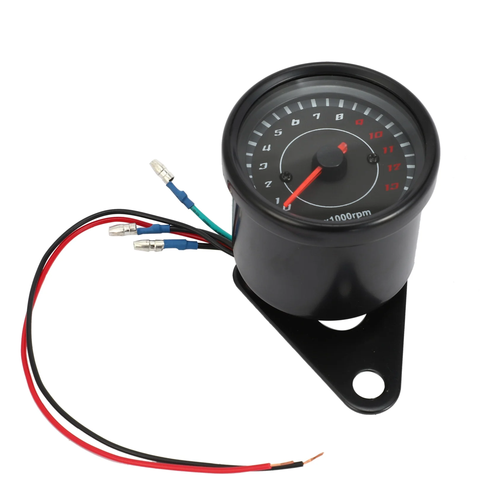 Digital Electronic Induction Ip65 Led Backlight Universal Motorcycle Speedometer Meter Counter 13K Rpm Shift Tachometer