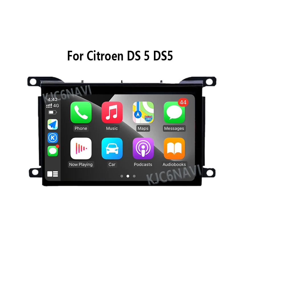 Android 16 Autoradio Multimedia Player Bildschirm Head Unit Carplay Autoradio für Citroen DS 5 DS5 Navigation GPS Stereo 508 4G DSP