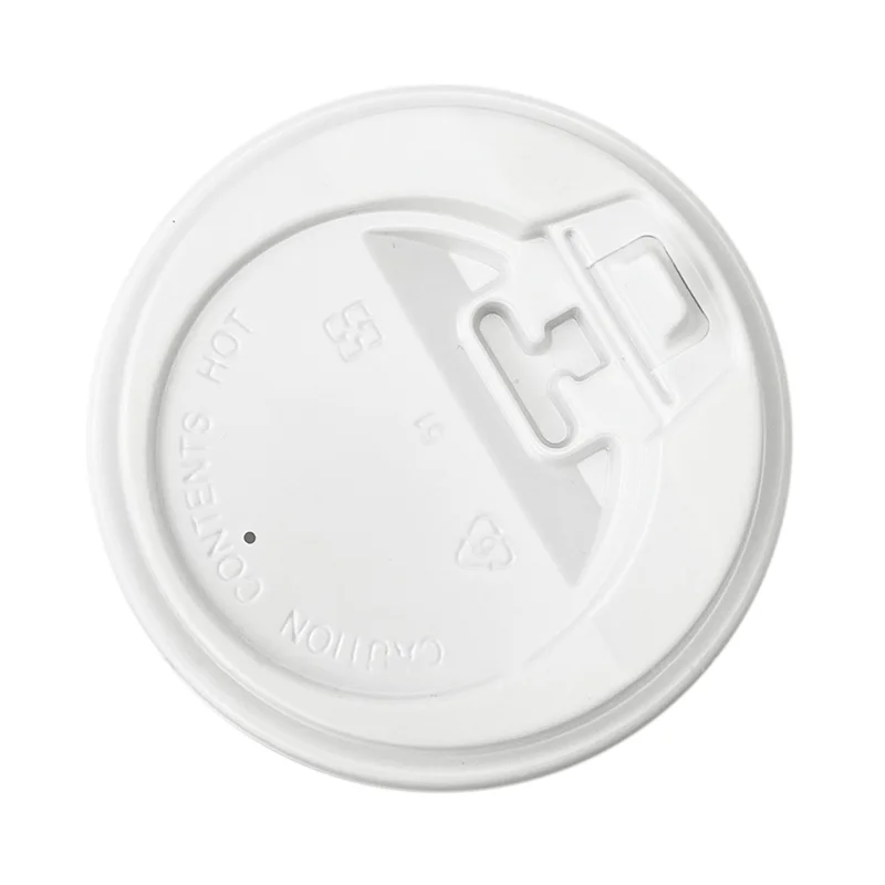 ABGE-200Pcs Count Coffee Cup Lids, 3.54Inch Disposable Plastic Lids For 10Oz, 12Oz, 16Oz, And 20Oz Paper Cups