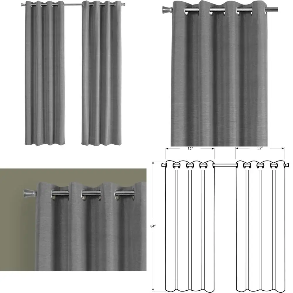 Solid Wood Entertainment Center with 2 Tambour Doors, 2 Drawers, Power Outlet for Living Room TV Stand Console