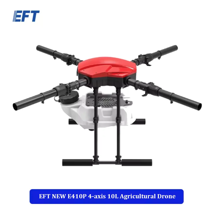 

EFT E410P 10L Новый фермерский квадрокоптер Дрон с сельскохозяйственными опрыскивающими дронами Аксессуары-Дрон Рама 10л литров