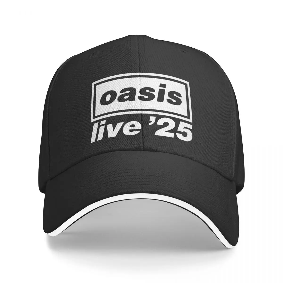 Unisex 2025 O-Oasis Live '25 Rock Band Fans Trucker Cap Casual Versatile Baseball Cap Suit for All Season