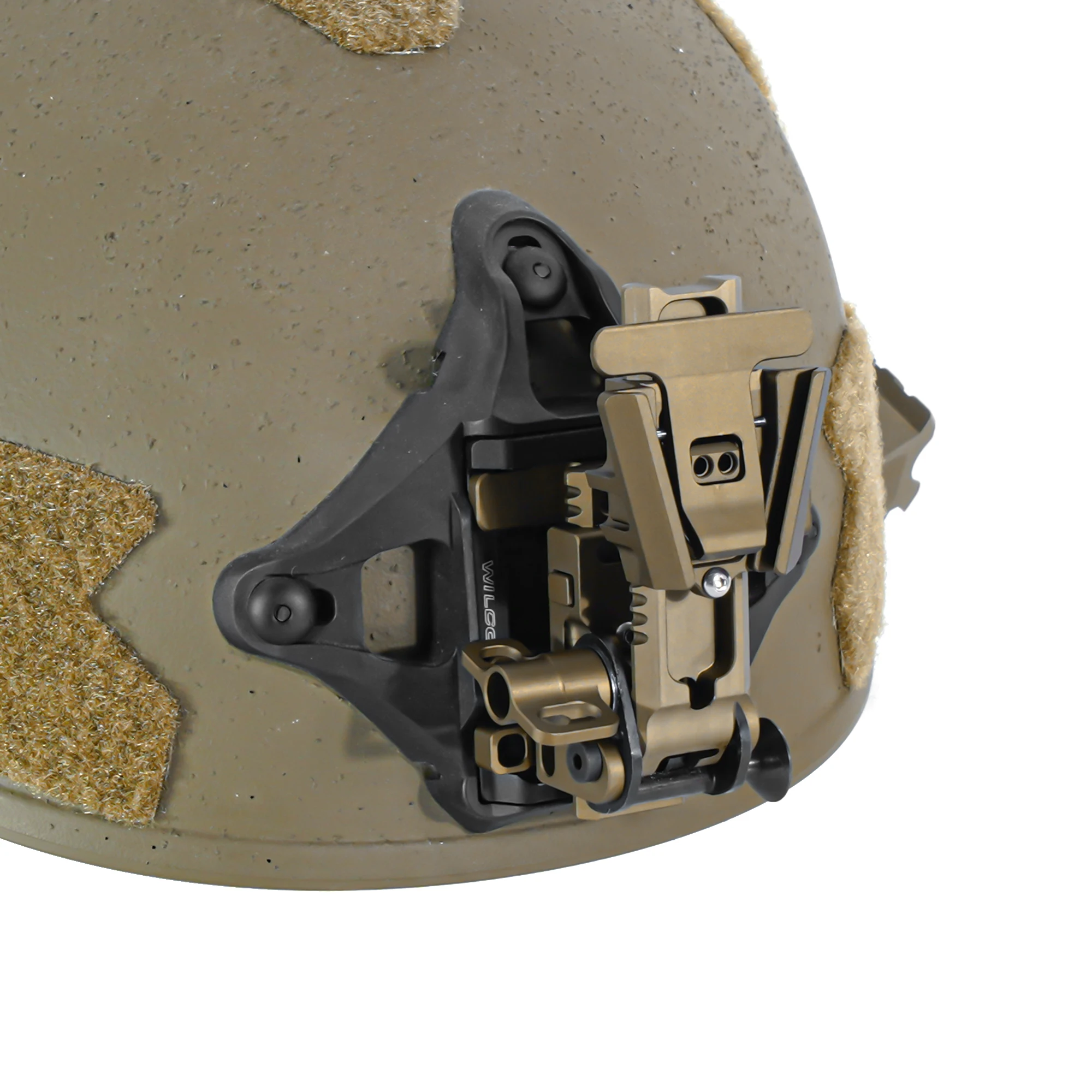 NI Alpha NVG Halterungsarm mit Schwalbenschwanzbefestigung, Ultraleichter Druckknopf-Freigabe Nachtsicht-Helmhalterung für PVS-14 PVS31 GPNVG-18 – Detail 16