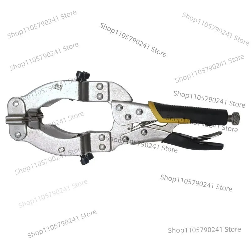 11" C-Clamp Pipe and Tube Clamp with 4 Pads Vise Grip for Welding Woodworking Locking Pliers 2" to 3.5" Range