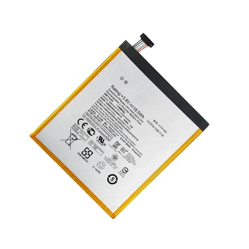 Hot Sale C11P1502 4890mAh 3.8V Tablet Battery for ASUS ZenPad 10 Z300CG Z300CL P01T Z300M Z300C P023 10.1 Replacement Battery