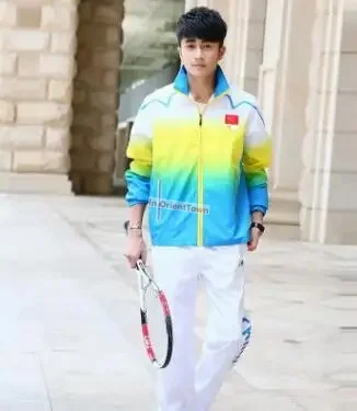 Unisex National team sport clothes suits Jacket + Pants spring and autumn suits Chinese National Team Women clothes China red