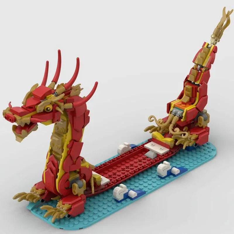 Construcción del calendario del año del dragón, 2024, 80112, 40678, MOC-171393, serie del zodiaco, bloques de construcción, modelo de juguete, 1161, piezas, juguetes, regalo de Navidad