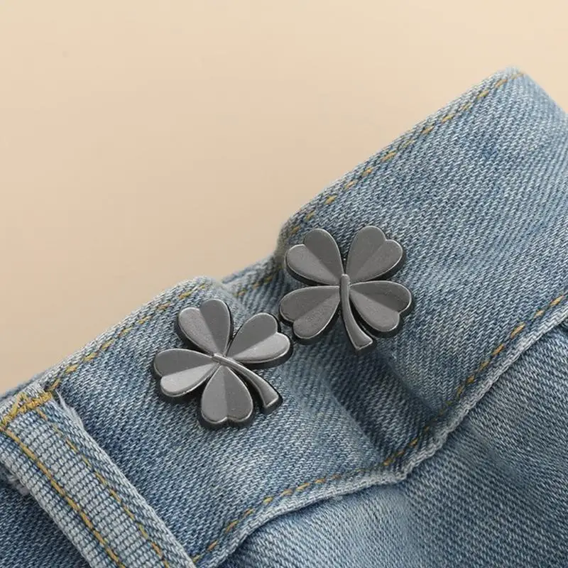 Waist Tighten Brooch Pin for Pants with Anti-Exposed Buckle Brooch Clip Jeans Waist Pin Clothing Accessories for Female 