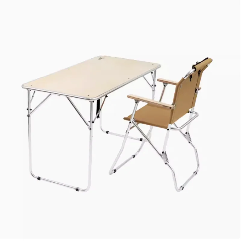 Outdoor camping folding British army tables and chairs coffee shop restaurant table office home lightweight chair