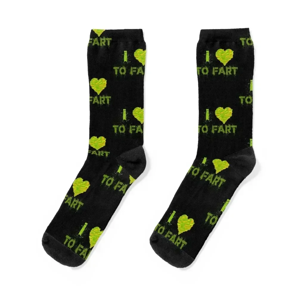 مجموعة جوارب I Love To Fart جوارب رياضية للرجال والنساء