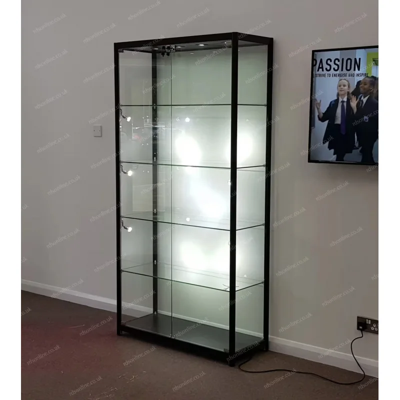 custom.Factory cheaper smoke shop Retail Glass Display with Lighting Cheap Smoke Shop Showcases