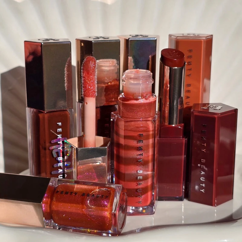 Fenty Beauty Blockbuster Lip Paint Nude Lipstick Lip Gloss Fussy Flex Fussy Chocolit RIRI Sweet Contour Stick Enhance Facial 3D